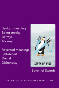 seven of swords minor arcana tarot