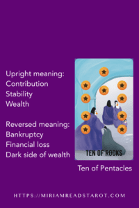 ten of pentacles minor arcana tarot