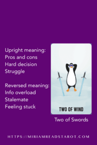 two of swords minor arcana tarot